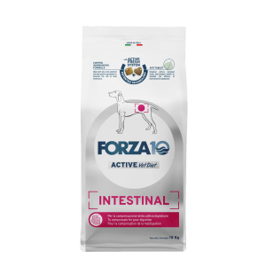 Forza10 Intestinal Active sausā barība suņiem 10kg Cena norādīta par 1 gb. un ir spēkā pasūtot 2 gb.